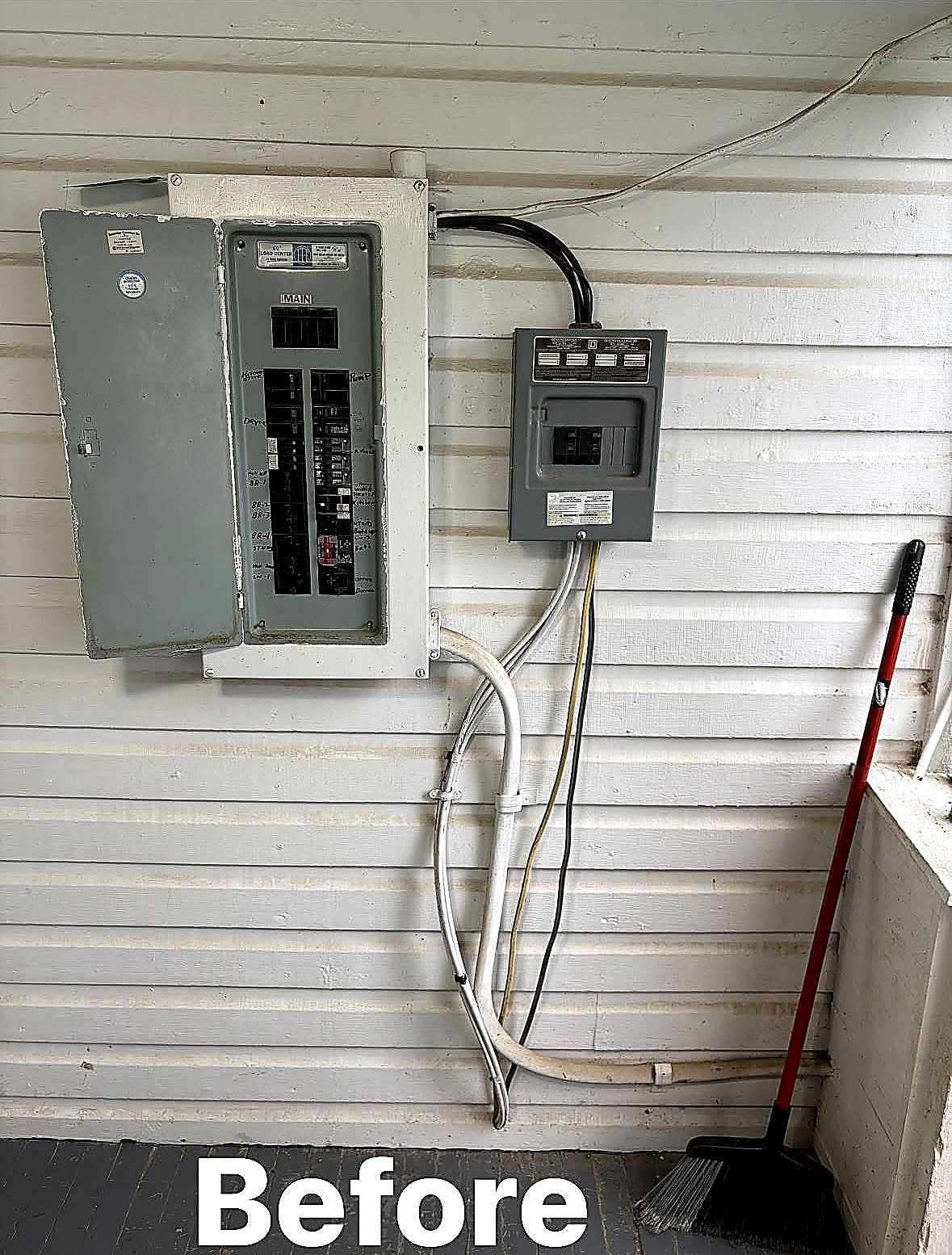 Before panel upgrade